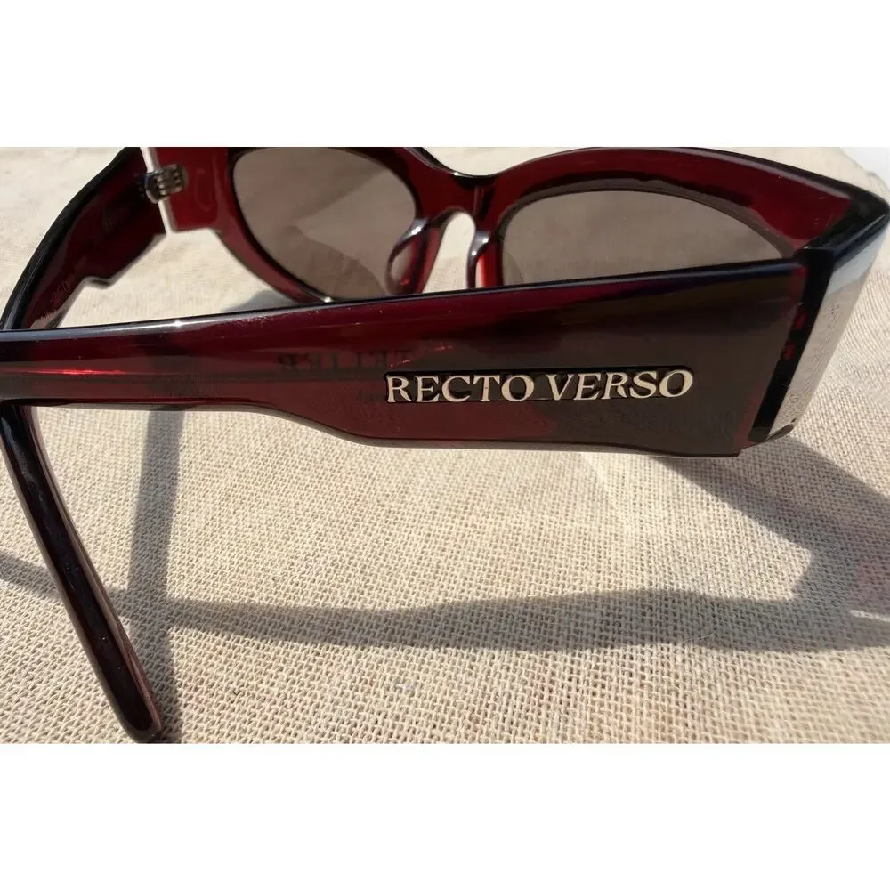 Useful Atelier x Recto Verso Sunglasses Red Acetate Carl Zeiss Designer Korea